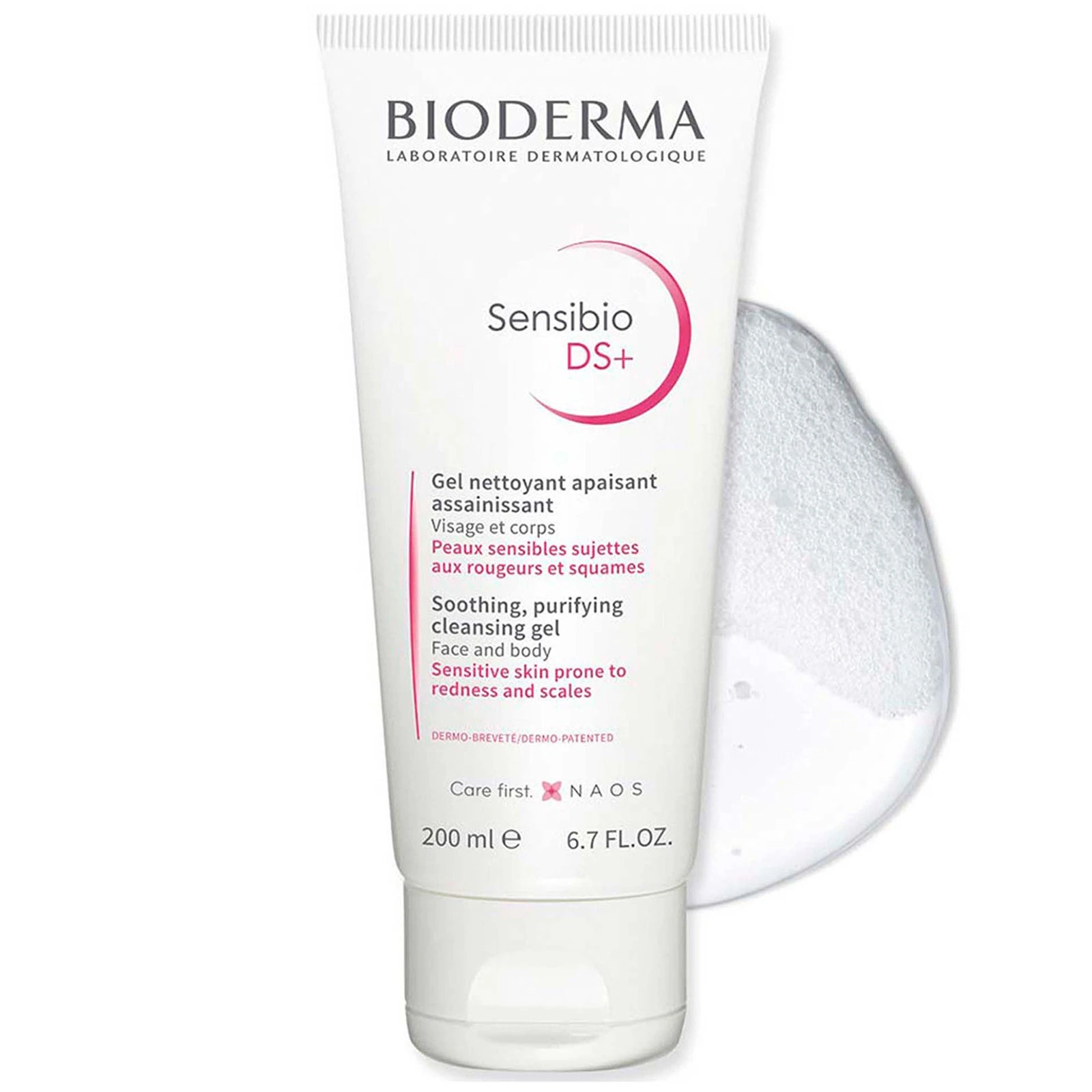Bioderma Sensibio DS+ Gel Nettoyant Peaux Sensibles 200ml