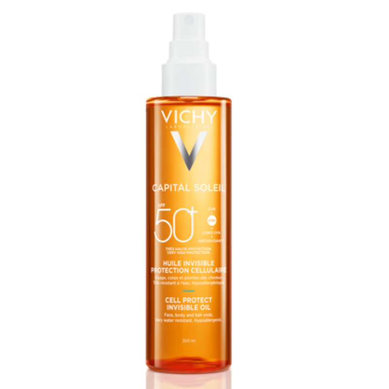 VICHY CAPITAL SOLEIL HUILE DE PROTECTION CELLULAIRE SPF50+ 200ML