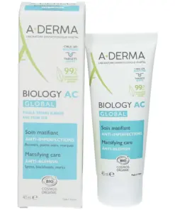 A-DERMA BIOLOGY AC GLOBAL SOIN MATIFIANT ANTI IMPERFECTIONS 40ML