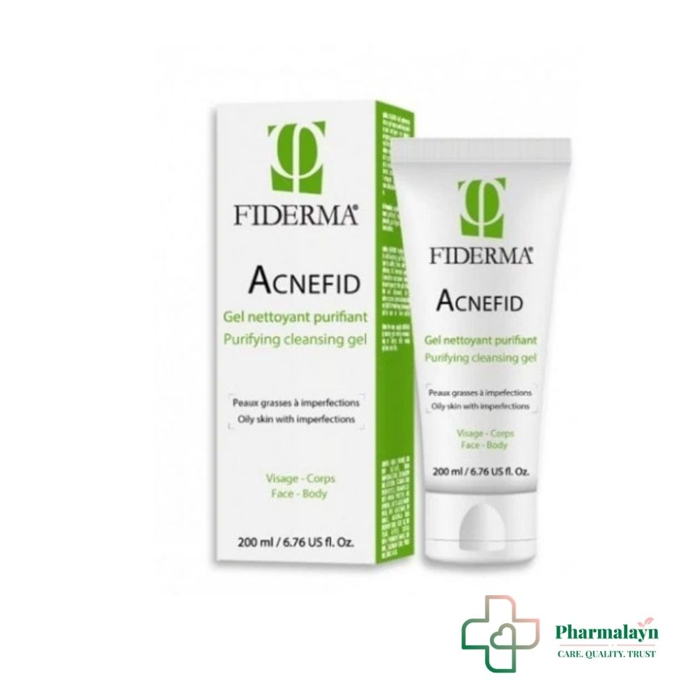 FIDERMA ACNEFID Gel Nettoyant Purifiant 200ml