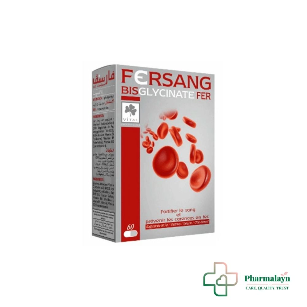 VITAL FERSANG BISGLYCINATE IRON 60 GELULES