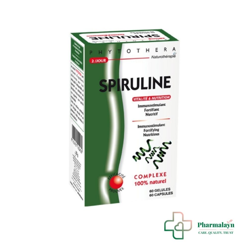 VITAL PHYTOTHERA SPIRULINE 60 GELULES