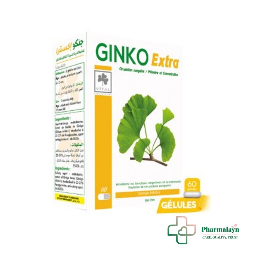 VITAL GINKO EXTRA 60 GELULES