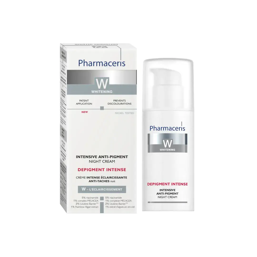 PHARMACERIS WHITENING DEPIGMENT INTENSE CREME DE NUIT ANTI TACHE 50ML
