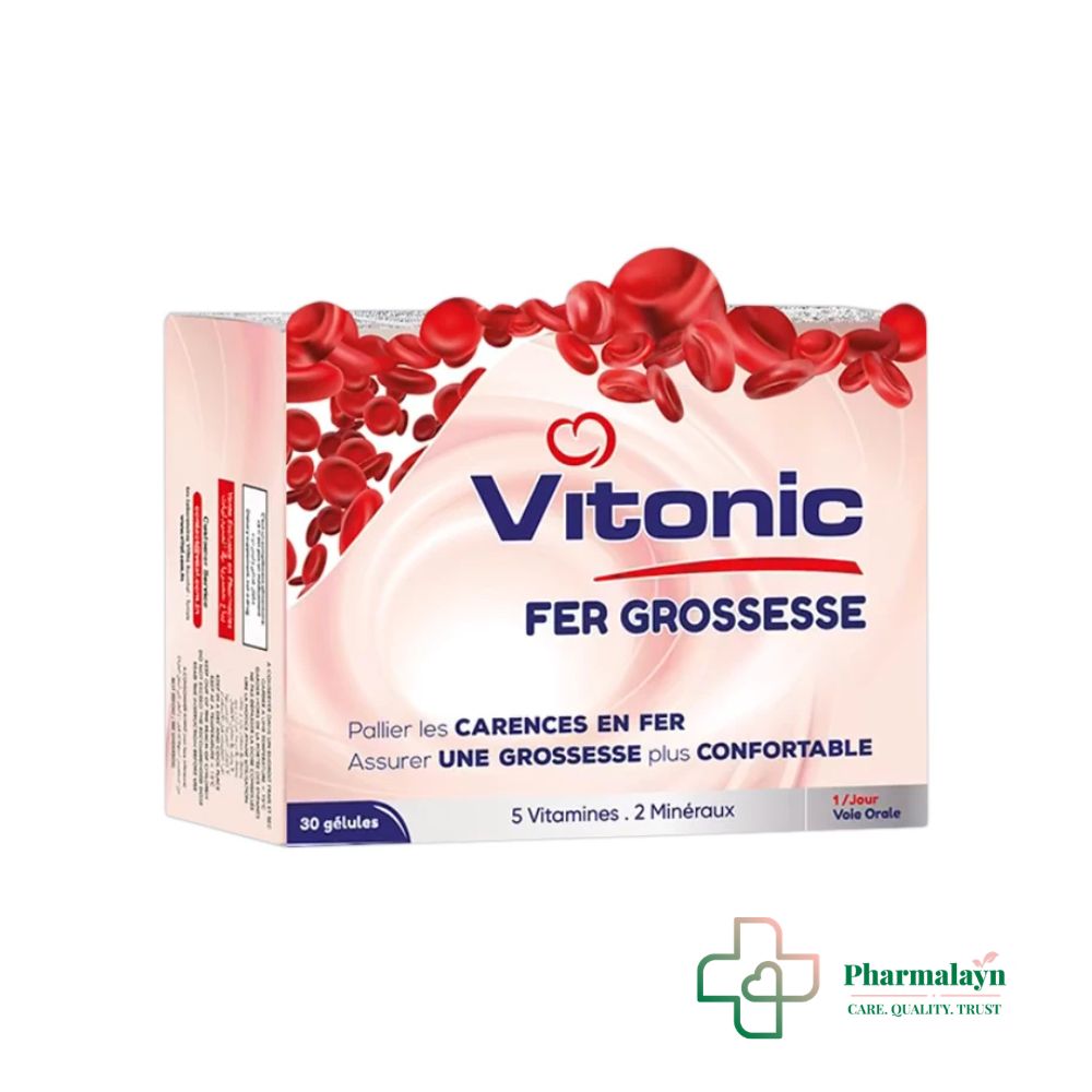 VITAL VITONIC FER GROSSESSE 30 GELULES