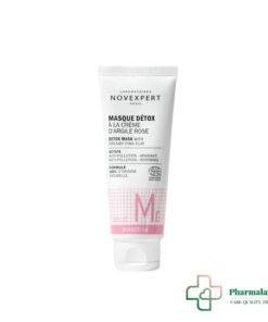 NOVEXPERT MASQUE DETOX A LA CREME D'ARGILE ROSE 75ML