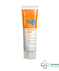 DERMACARE PHOTOSUN CREME PROTECTRICE TEINTEE 1.5 PEAU NORMAL A SECHE SPF50+ 50ML