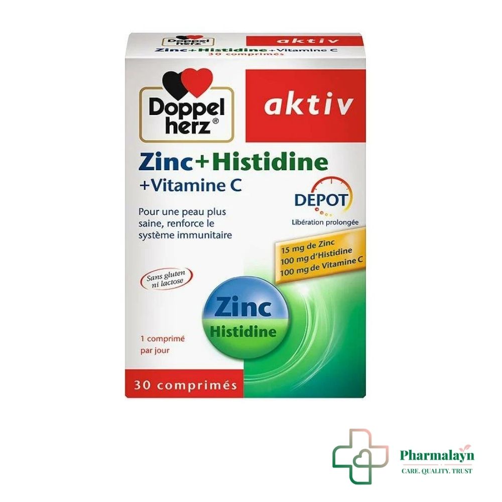 AKTIV Zinc + Histidine + Vitamine C 30 Comprimes