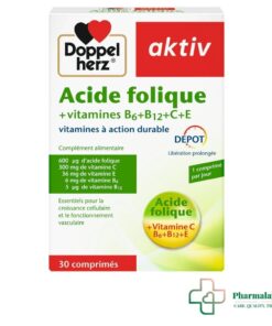 AKTIV Acide Folique Vitamines B+C+E 30 Comprimes