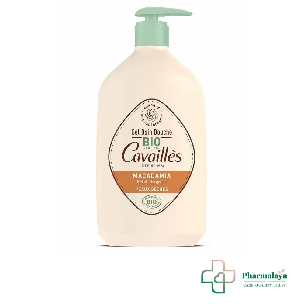 Rogé Cavaillès Gel Bain Douche Peaux Sèches Macadamia Bio 400 ml