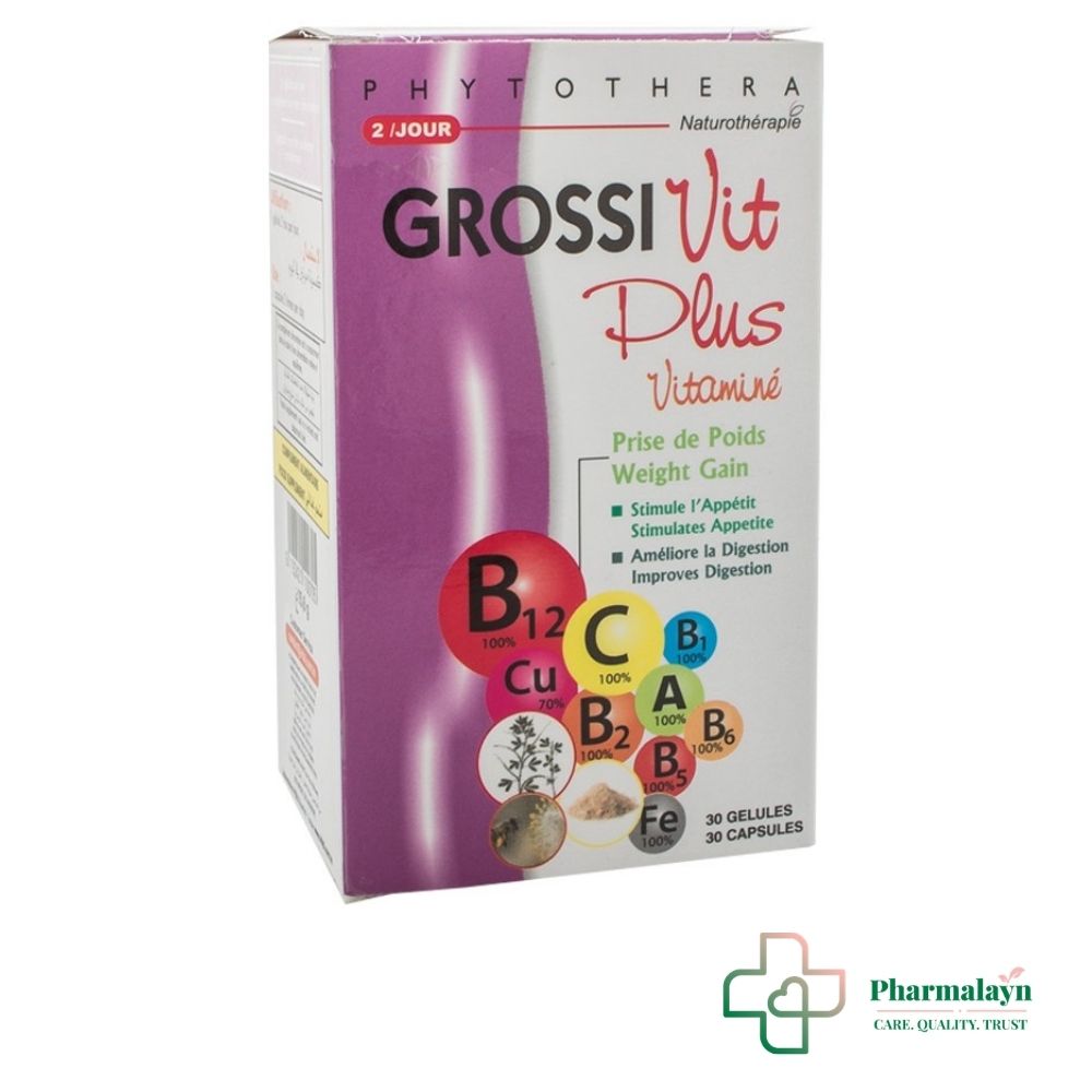 VITAL PHYTOTHERA GROSSIVIT PLUS VITAMINE 45 GELULES