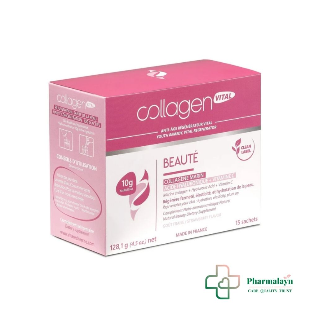 CLEAN LABEL COLLAGEN VITAL BEAUTE 15 SACHETS