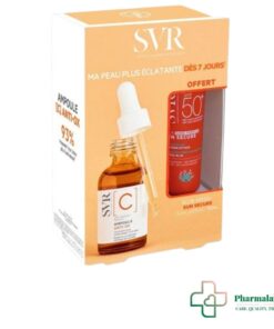SVR COFFRET [C] AMPOULE ANTI-OX 30ML+SUN SECURE BLUR SANS PARFUM SPF50+ 15ML (OFFERT)