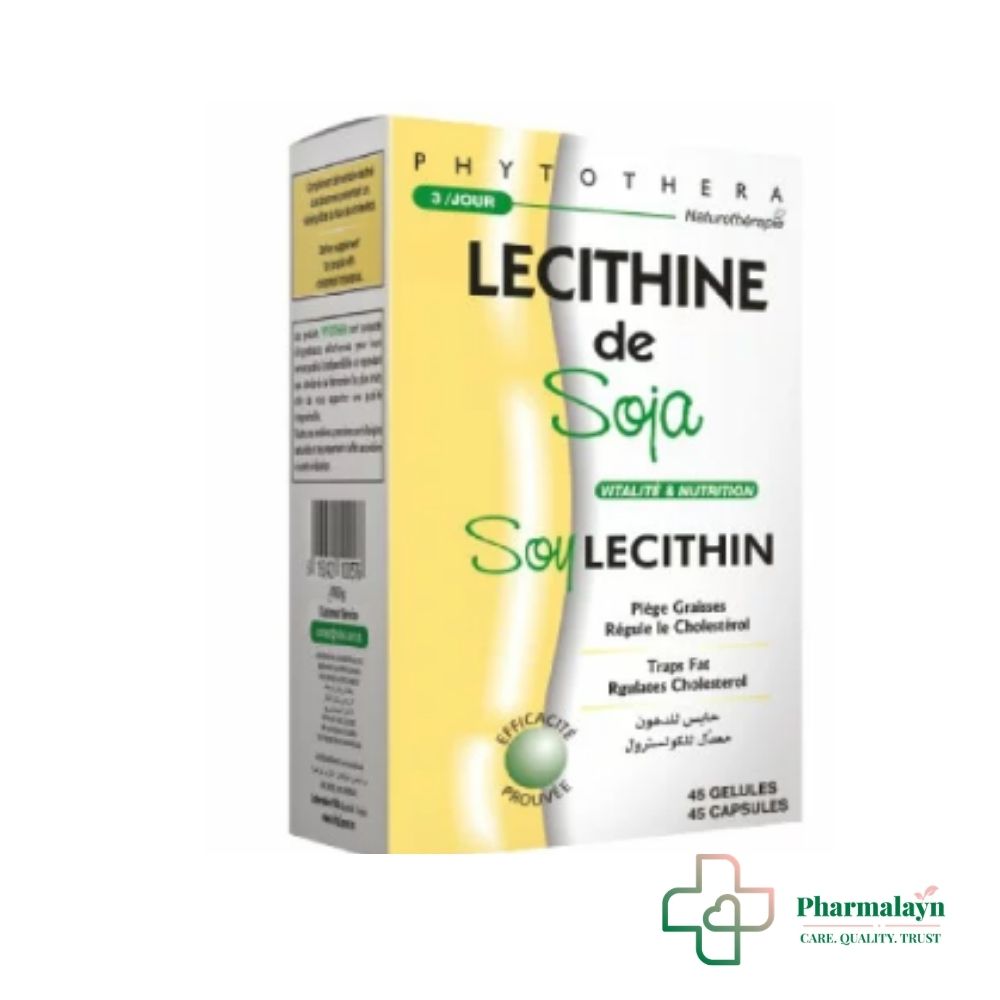 VITAL PHYTOTHERA LECITHINE DE SOJA 45 GELULES