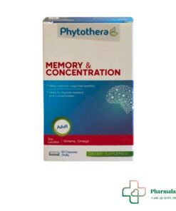 VITAL PHYTOTHERA MEMOIRE & CONCENTRATION 30 GELULES